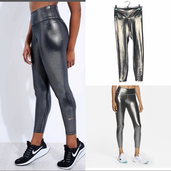Nike Pants - Nike One Icon Clash Shimmer Leggings Size Small